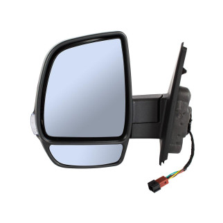 Fiat Doblo (від 2010-) ліве зовнішнє дзеркало з двома вставками (верхнє+нижнє) з підігрівом + поворотник, без датчика температури - Інтернет-магазин спільних покупок ToGether