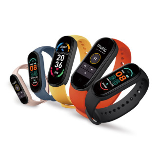 Фітнес браслет FitPro Smart Band M6 (смарт годинник, пульсоксиметр, пульс). Колір: чорний - Інтернет-магазин спільних покупок ToGether