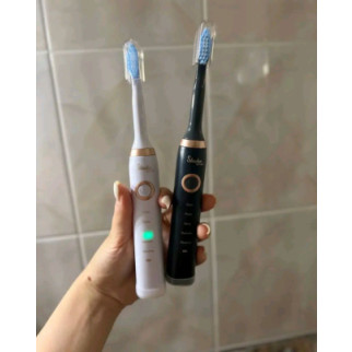 Електрична зубна щітка акумуляторна ультразвукова щітка для зубів 3 насадки - Інтернет-магазин спільних покупок ToGether