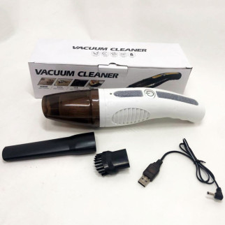 Автомобільний пилосос Car Vacuum Cleaner HY05 на АКУМУЛЯТОРІ. Колір: білий - Інтернет-магазин спільних покупок ToGether