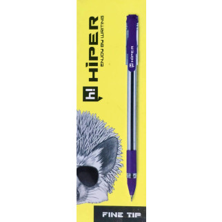 Ручка масляна hiper fine tip ho-111 0,7мм (фіолетова) 10шт.(в упаковці) - Інтернет-магазин спільних покупок ToGether