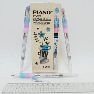 Ручка масляна "piano" "dizain" синя, 173pt - Інтернет-магазин спільних покупок ToGether
