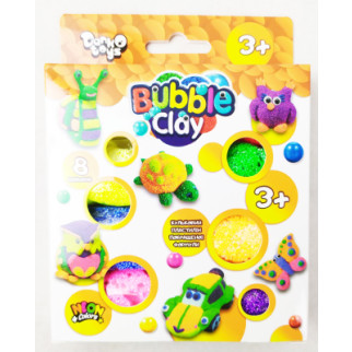 Творчість "bubble clay" 8 кольорів danko toys - Інтернет-магазин спільних покупок ToGether