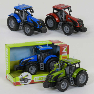 Трактор на батарейках, Світлові ефекти, звукові ефекти, 3 кольора, коробка 23*15*11см | 550-45J - Інтернет-магазин спільних покупок ToGether