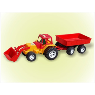 Трактор з ковшем та причепом бамсик (007/2) - Інтернет-магазин спільних покупок ToGether