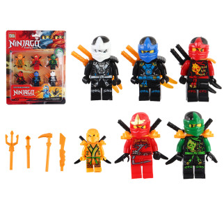 Фігурки "ninjago" 6 героїв на блістері, арт. Hs-5268 - Інтернет-магазин спільних покупок ToGether
