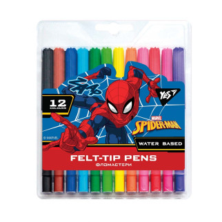 Фломастери yes 12 кольорів marvel. Spiderman - Інтернет-магазин спільних покупок ToGether