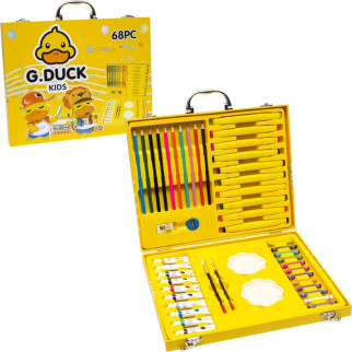 Художній набір для малювання 68 предметів "g. Duck" у дерев'яному кейсі 34*27 см - Інтернет-магазин спільних покупок ToGether
