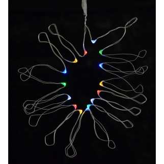 Електрогірлянда yes! Fun led-нитка, 15 ламп, багатобарвна, 1, 60 м. 1 реж. Миготіння, срібняк | 801116 - Інтернет-магазин спільних покупок ToGether