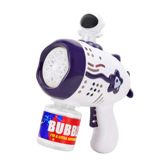 Пістолет з мильними бульбашками Astronaut Bubble Gun Music+50ml bottle (4хАА не входят в комплект) Blue - Інтернет-магазин спільних покупок ToGether