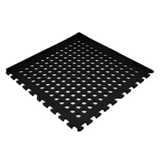 Підлога пазл перфорована - модульне покриття чорне 610x610x10мм (МР50) SW-00000660 - Інтернет-магазин спільних покупок ToGether