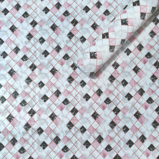 Самоклеюча плівка рожева мозаїка 0,45х10м SW-00001233 - Інтернет-магазин спільних покупок ToGether