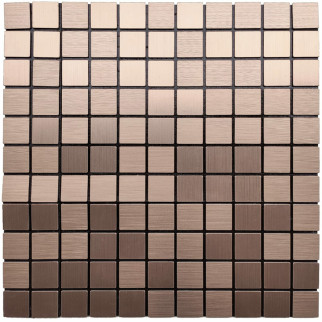 Самоклеюча алюмінієва плитка мідна мозаїка 300х300х3мм SW-00001157 - Інтернет-магазин спільних покупок ToGether