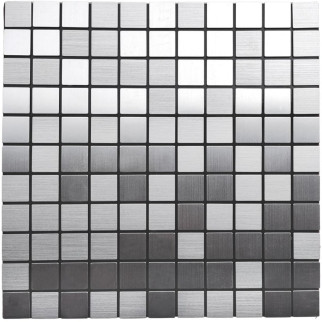 Самоклеюча алюмінієва плитка срібна мозаїка 300х300х3мм SW-00001167 (D) - Інтернет-магазин спільних покупок ToGether