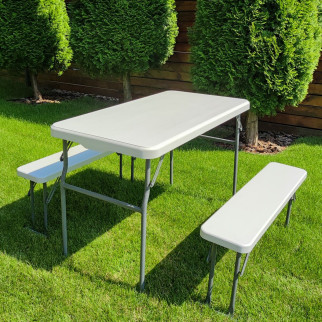 Набір садової мебелі ( стіл+2 лави) SW-00001612 - Інтернет-магазин спільних покупок ToGether