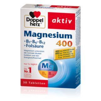 Доппельгерц Магній 400 + B1 + B6 + B12 + фолієва кислота Doppelherz Magnesium 400 + B1 + B6 + B12 + Folsäure - Інтернет-магазин спільних покупок ToGether