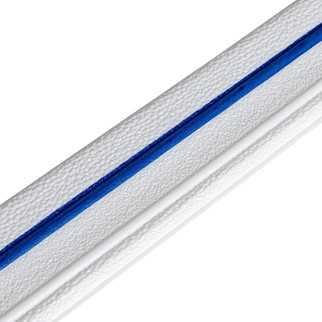 Плінтус РР самоклеючий білий з синьою смужкою 2300*70*4мм (D) SW-00001831 - Інтернет-магазин спільних покупок ToGether