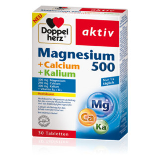 Вітаміни Допельгерц Магній 500 Кальцій Калій Doppherz Magnesium 500 + Calcium + Kalium - Інтернет-магазин спільних покупок ToGether