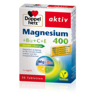 Комплекс Doppelherz Magnesium B12 + C + E для підвищення енергії Вітаміни Магній 400 - Інтернет-магазин спільних покупок ToGether