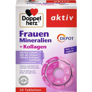 Комплекс Доппельгерц для жінок вітаміни та мінерали + Колаген Doppelherz Frauen Mineralien + Kollagen - Інтернет-магазин спільних покупок ToGether