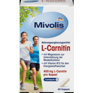 Капсули Міволіс Mivolis L-Карнітин 400 мг. L-Carnitin - Інтернет-магазин спільних покупок ToGether