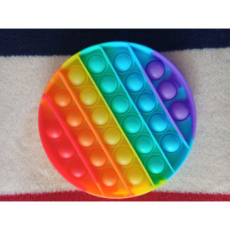 "Pop It" - Дитяча іграшка антистрес - Поп Іт - круг радуга, кольоровий круг - Інтернет-магазин спільних покупок ToGether