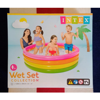 Дитячий басейн Intex 56441 веселка радуга 168 см х 46 см  780 літрів - Інтернет-магазин спільних покупок ToGether