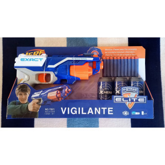 Іграшковий Дитячий Бластер Blaze Storm Nerf 7021 Vigilante на м'яких патронах 10шт мішені - Інтернет-магазин спільних покупок ToGether
