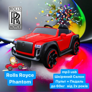 Дитячий електромобіль AM-123 Rolls Royce Phantom Червоний - Інтернет-магазин спільних покупок ToGether