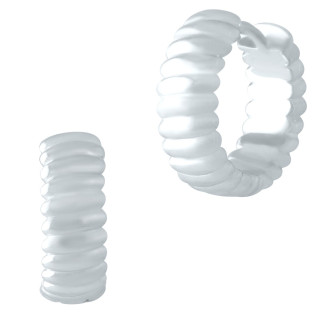 Срібні сережки без каменів (1951422) - Інтернет-магазин спільних покупок ToGether