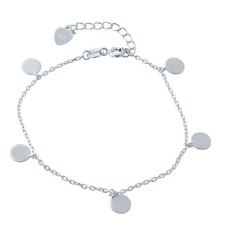 Срібний браслет без каменів, вага виробу 2,01 г (1966907) 1720 розмір - Інтернет-магазин спільних покупок ToGether