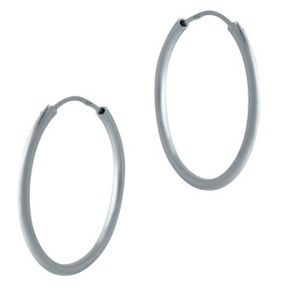 Срібні сережки без каменів (1993873) - Інтернет-магазин спільних покупок ToGether