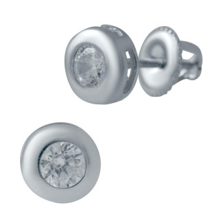 Срібні сережки з фіанітами маленькі жіночі сережки гвоздики пусети стильні сережки кульчики зі срібла з каменем кульчики - Інтернет-магазин спільних покупок ToGether