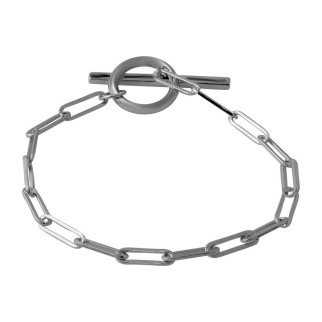 Срібний браслет без каменів, вага виробу 5,45 г (2067788) 16 розмір - Інтернет-магазин спільних покупок ToGether