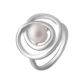Жіноча срібна обручка з перлинами барочними каблучка із срібла 925 проби розмір 18 - Інтернет-магазин спільних покупок ToGether