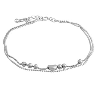 Срібний браслет без каменів, вага виробу 2,86 г (2080237) 1720 розмір - Інтернет-магазин спільних покупок ToGether