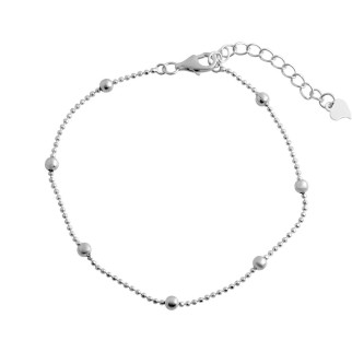 Срібний браслет без каменів, вага виробу 1,98 г (2080251) 1720 розмір - Інтернет-магазин спільних покупок ToGether