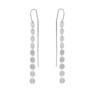 Срібні сережки без каменів (2082477) - Інтернет-магазин спільних покупок ToGether