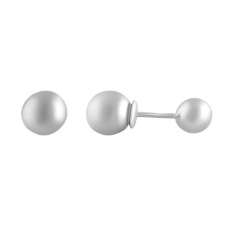 Стильні сучасні срібні сережки без каменів жіночі маленькі серги зі срібла діор гвоздики кульчики - Інтернет-магазин спільних покупок ToGether