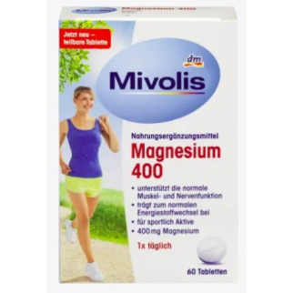 Вітаміни Mivolis Magnesium 400 mg. Міволіс Магній 400 мг, 60 таблеток - Інтернет-магазин спільних покупок ToGether