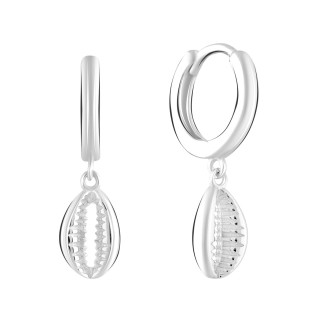 Модні срібні сережки підвіски без каміння витончені жіночі сережки кільця з підвіскою - Інтернет-магазин спільних покупок ToGether