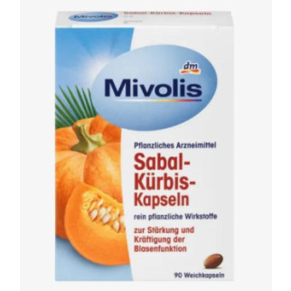 Вітаміни Міволіс Гарбузові капсули і плодів Сабаль (пальметто), 90 шт Mivolis Sabal-Kürbis-Kapseln, 90 St - Інтернет-магазин спільних покупок ToGether