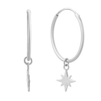 Срібні сережки без каменів (2134404) - Інтернет-магазин спільних покупок ToGether