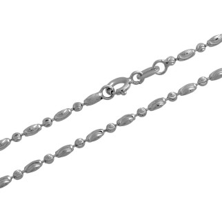 Срібний ланцюжок без каменів, вага виробу 4,94 г (2135128) 450 розмір - Інтернет-магазин спільних покупок ToGether