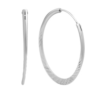 Срібні сережки без каменів (2144236) - Інтернет-магазин спільних покупок ToGether