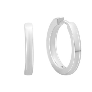 Срібні сережки без каменів (2144250) - Інтернет-магазин спільних покупок ToGether