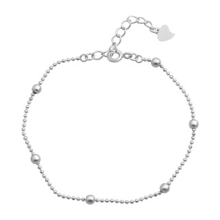 Срібний браслет без каменів, вага виробу 1,45 г (2145752) 1720 розмір - Інтернет-магазин спільних покупок ToGether