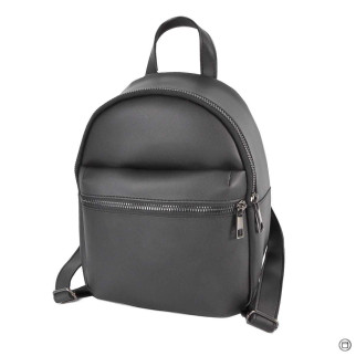 Стильний жіночий рюкзачок чорного кольору місткий рюкзак з якісного штучного шкірозамінника та фурнітури - Інтернет-магазин спільних покупок ToGether