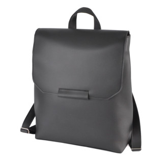 Класичний лаконічний матовий рюкзак жіночий чорний місткий високої якості - Інтернет-магазин спільних покупок ToGether