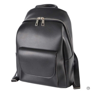 Великий місткий якісний рюкзак жіночий чорний зручний однотонний має багато кишень - Інтернет-магазин спільних покупок ToGether